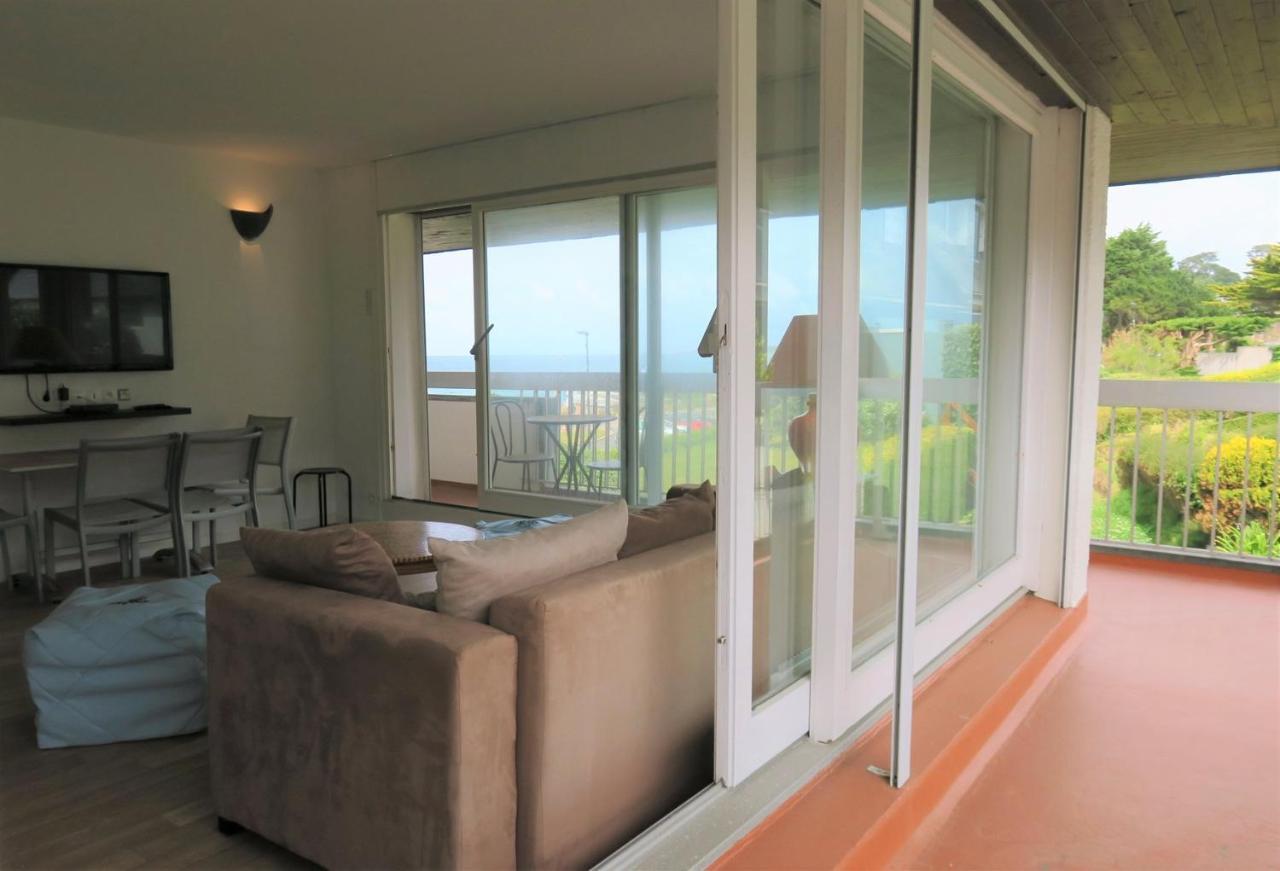 Appartement Vue Sur Mer Avec Terrasse, Plage De Trestraou A Perros-Guirec - Ref 861 Zewnętrze zdjęcie